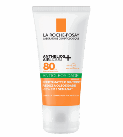 Protetor Solar Facial La Roche-Posay Anthelios Airlicium+ FPS 80 incolor 40g